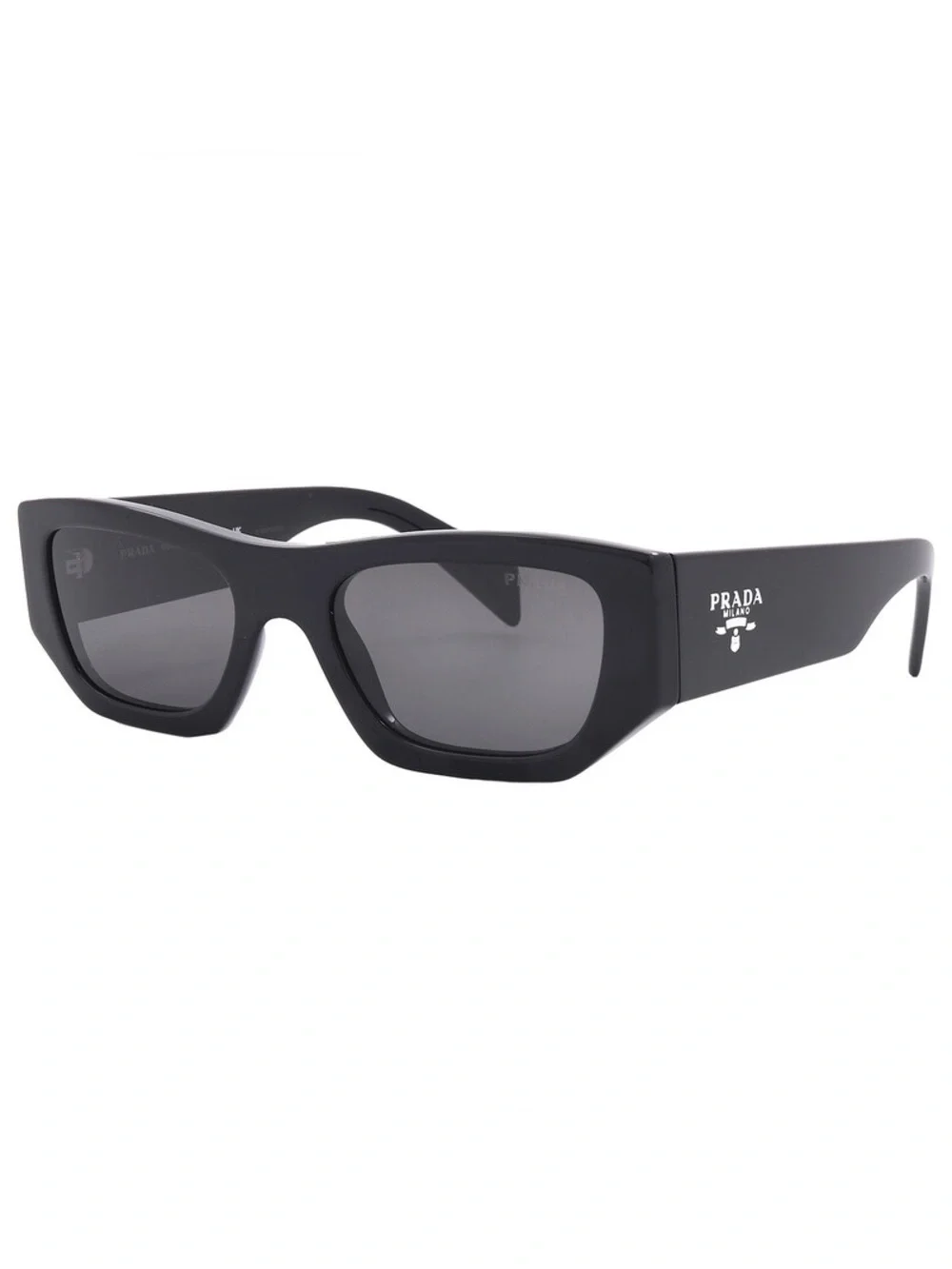 Prada Black Rectangular Men's Sunglasses